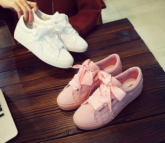 Zapatos Blancos con Moño para Primavera y Otoño - Image 8