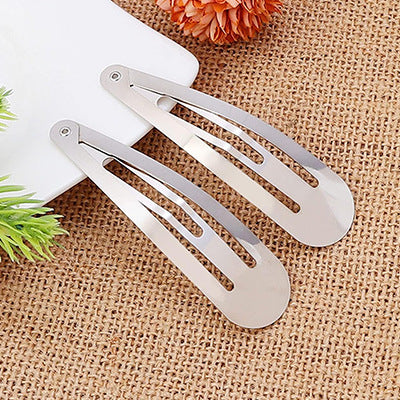 Pinzas para Cabello de Acero Inoxidable Reforzado - Clips Profesionales DIY