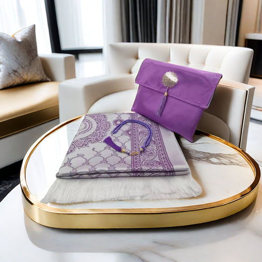 Juego de Oración Musulmán con Bolsa de Viaje - Tapete, Cuentas y Accesorios - Image 12