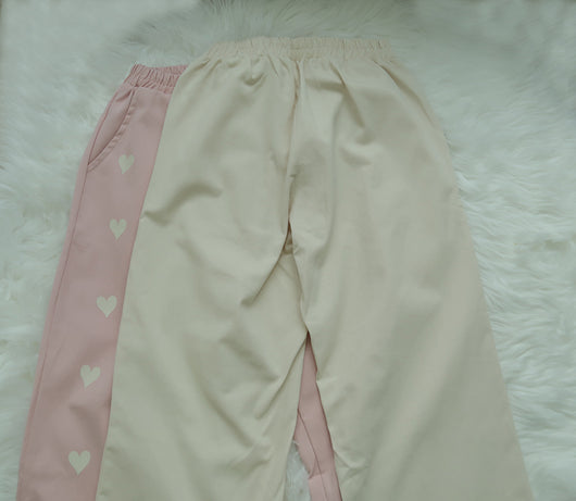 Jeans Rectos Sueltos con Estampado Love Soft Girl - Tendencia Ins - Image 7