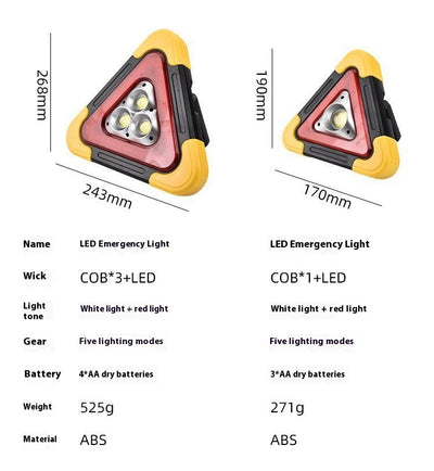 Triángulo de Seguridad Vehicular con Luz LED - Image 8