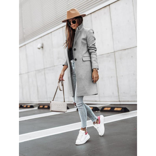 Abrigo de Lana con Botones - Elegancia Atemporal para Hombre - Image 9