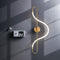 Lámpara de Pared LED Musical Note - Lujo Minimalista para Dormitorio y Sala de Estar
