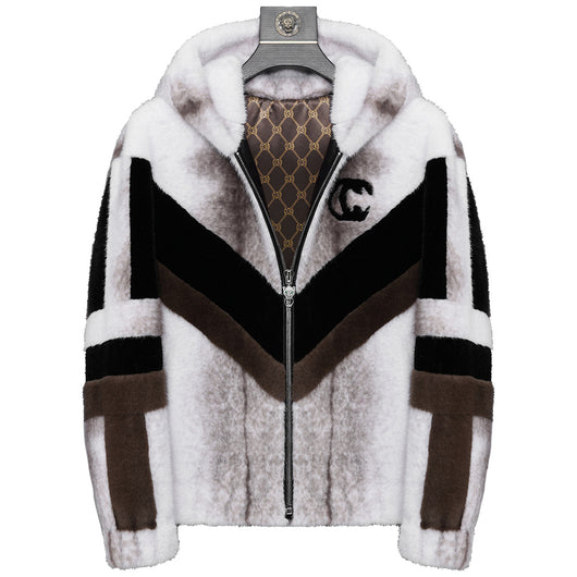 Chaqueta Impermeable con Capucha de Cuero Sintético Premium - Image 5