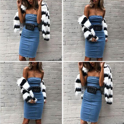 Falda Denim Tubo - Image 13
