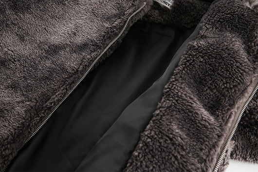 Chaqueta Retro Americana de Algodón con Forro Polar Cálido - Image 11
