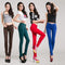 Pantalones Ajustados en Colores Pastel