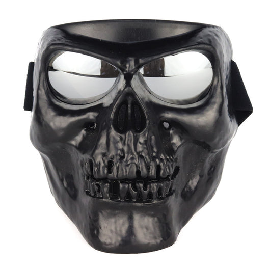 Máscara Cráneo para Motociclista con Gafas Integradas - Image 6