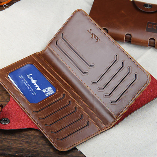 Cartera Vintage Trifold con Portadocumentos - Estilo Hunter - Image 3