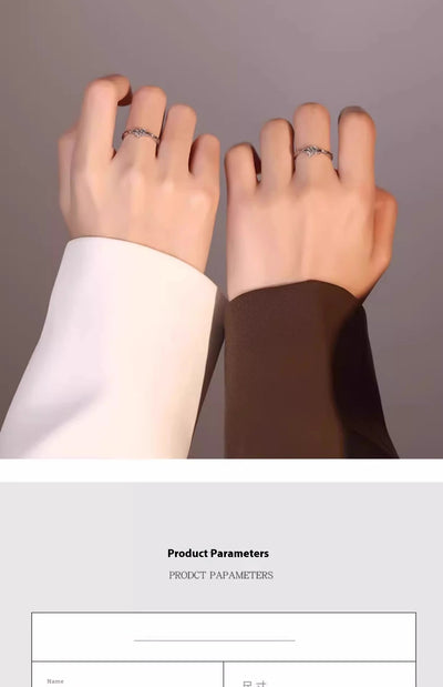 Anillo de Plata Pura S999 Diseño Exclusivo para Mujer - Image 15