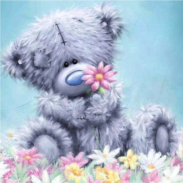 Cuadro Decorativo Oso Diamante