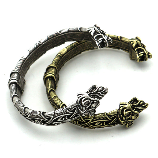 Pulsera Cabeza de Lobo Viking