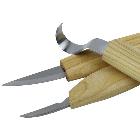 Cuchillo Profesional de Acero Inoxidable para Tallado en Madera