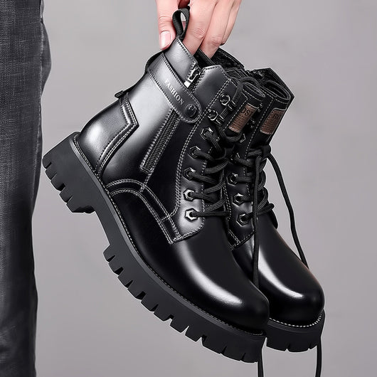 Botas Martin de Caña Alta con Suela Gruesa - Estilo Robusto y Duradero - Image 9
