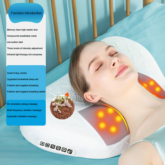 Almohada Masajeadora con Calor para Cuello, Espalda y Hombros - Image 4