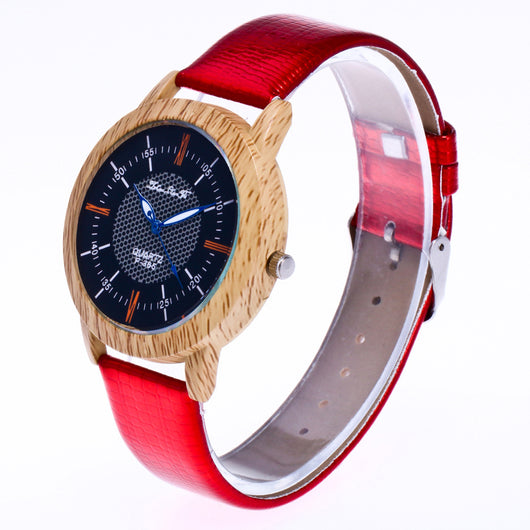 Reloj de Cuero y Madera Natural - Image 3