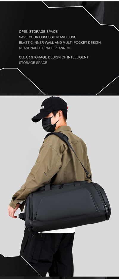 Mochila de Viaje Multifuncional con Compartimento Seco-Húmedo Gran Capacidad - Image 8