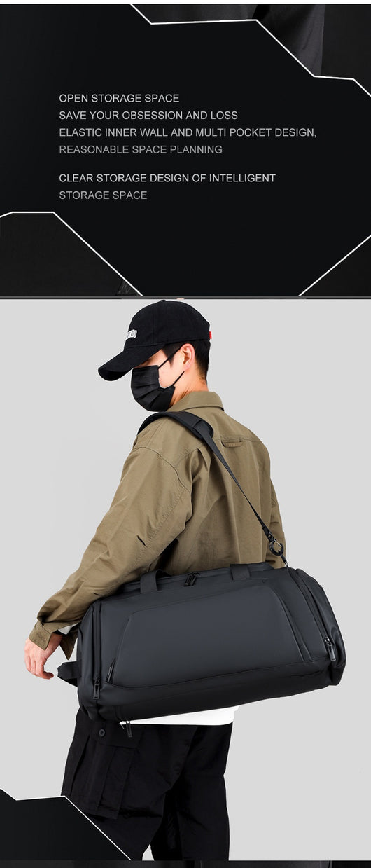 Mochila de Viaje Multifuncional con Compartimento Seco-Húmedo Gran Capacidad - Image 8