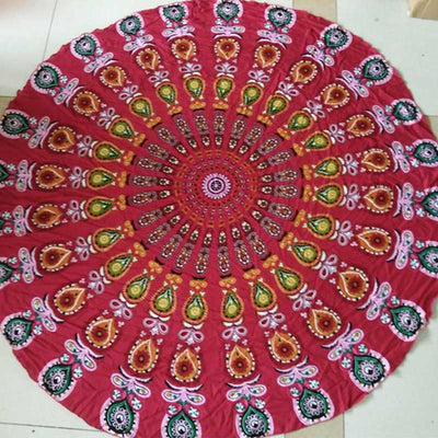 Tapiz Mandala Redondo - Pañuelo Decorativo Versátil - Image 5
