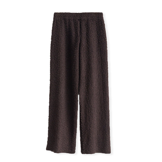 Pantalón Ancho de Lana Tejida con Caída Elegante para Mujer - Image 32