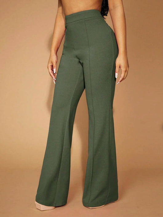 Pantalones de Cintura Alta para Mujer - Elegancia Profesional y Comodidad Diaria - Image 49