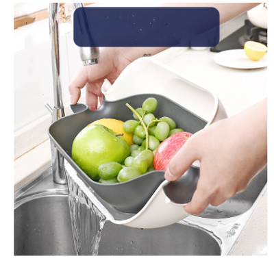 Colador Doble para Cocina - Escurridor de Platos Multifunción - Image 3