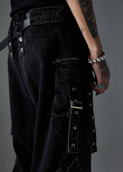 Pantalón Casual Recto con Múltiples Bolsillos y Cierre - Image 38
