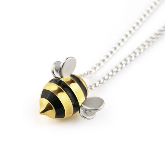 Collar de Plata Esterlina 925 Abeja Clavícula - Joyería Coreana Elegante - Image 2