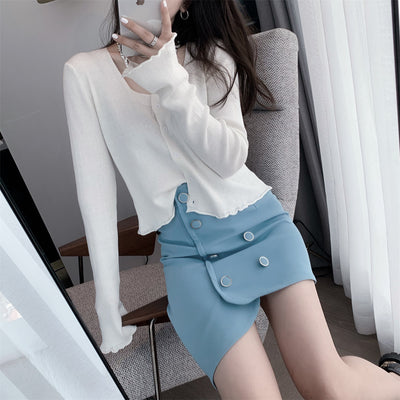 Cardigan Corto Tejido para Mujer