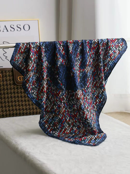 Pañuelo de Seda Cuadrado Lujo Elegante - Accesorio Premium para Regalo - Image 13