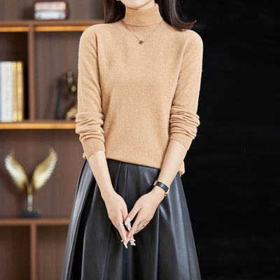 Polera Cuello Alto Ajustada para Mujer - Prenda Base Versátil - Image 18