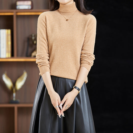 Polera Cuello Alto Ajustada para Mujer - Prenda Base Versátil - Image 18
