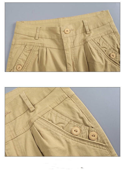 Pantalón Casual Cintura Alta Elástico en los Tobillos - Image 13