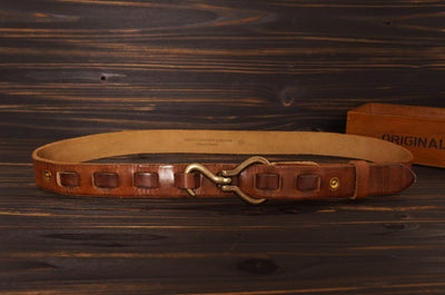 Cinturón Tejido Artesanal con Hebilla de Cobre Macizo y Lona Hemp - Image 17