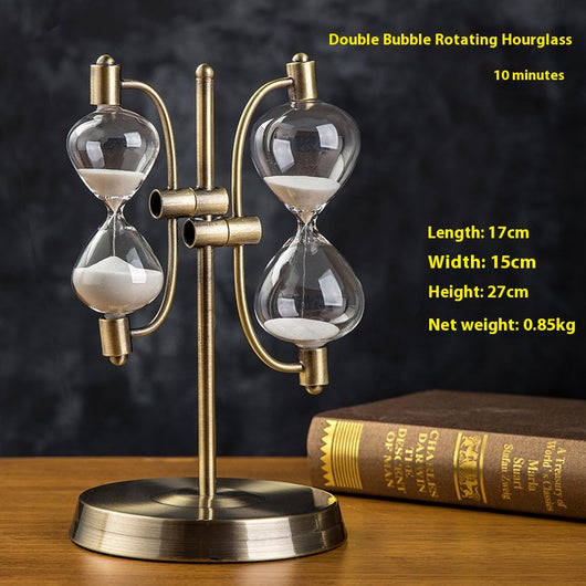 Reloj de Arena Decorativo de Madera 15 Minutos para Escritorio y Estudio - Image 8