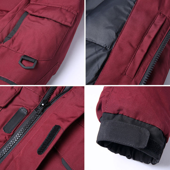 Chaqueta de Plumas de Ganso para Hombre - Abrigo Outdoor Impermeable
