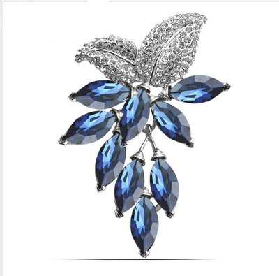Broche de Cristal Austriaco Brillante con Diamantes Completos - Image 9