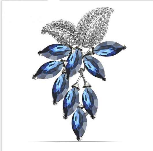 Broche de Cristal Austriaco Brillante con Diamantes Completos - Image 9