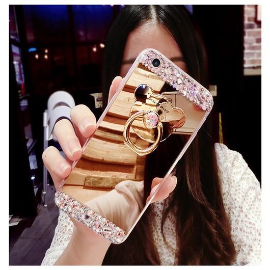 Funda de Silicona con Espejo y Soporte para iPhone 11 - Image 5