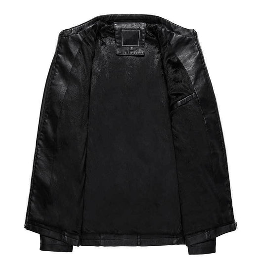 Chaqueta de Cuero Sintético PU para Hombre - Image 3