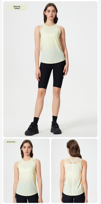 Musculosa Deportiva Transpirable con Diseño Calado - Image 28