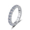Group Inlaid Mossstone Ring Ring Sterling Plateado Plated Female No.9