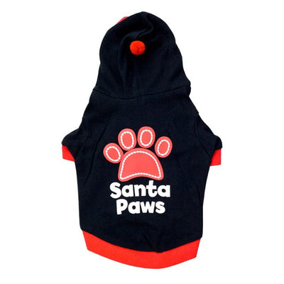 Ropa Navideña de Algodón con Capucha para Mascotas - Image 6
