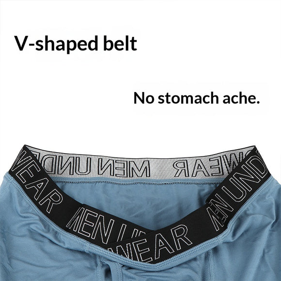 Boxer Briefs Deportivos Hombre Largo Transpirable con Soporte en V