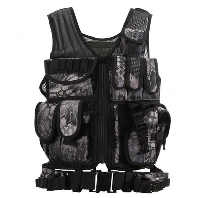 Chaleco Táctico Militar MOLLE con Placa de Protección para Airsoft y Operaciones - Image 4
