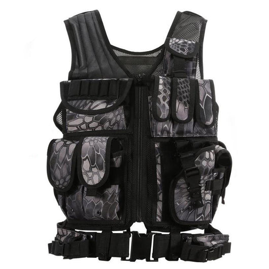 Chaleco Táctico Militar MOLLE con Placa de Protección para Airsoft y Operaciones - Image 4