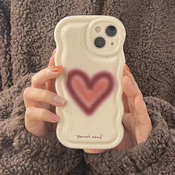 Funda para Celular Onda de Amor Rojo Vino