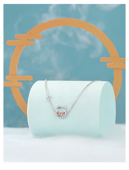 Pulsera de Plata Esterlina para Mujer con Detalles Blancos - Image 11