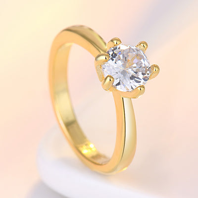 Anillo de Circonita con Seis Garras de Diamante - Image 20
