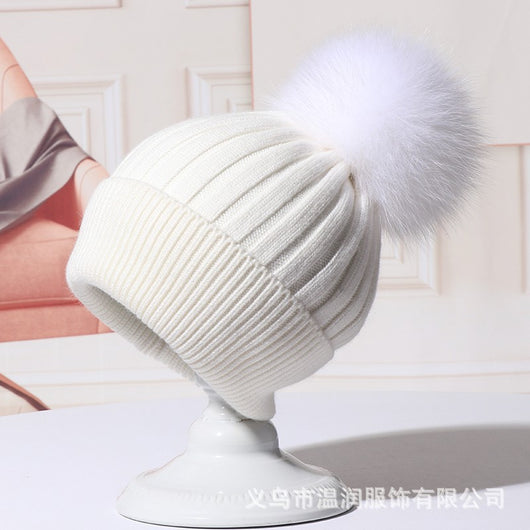 Gorro de Lana Coreano para Mujer - Otoño Invierno - Image 11